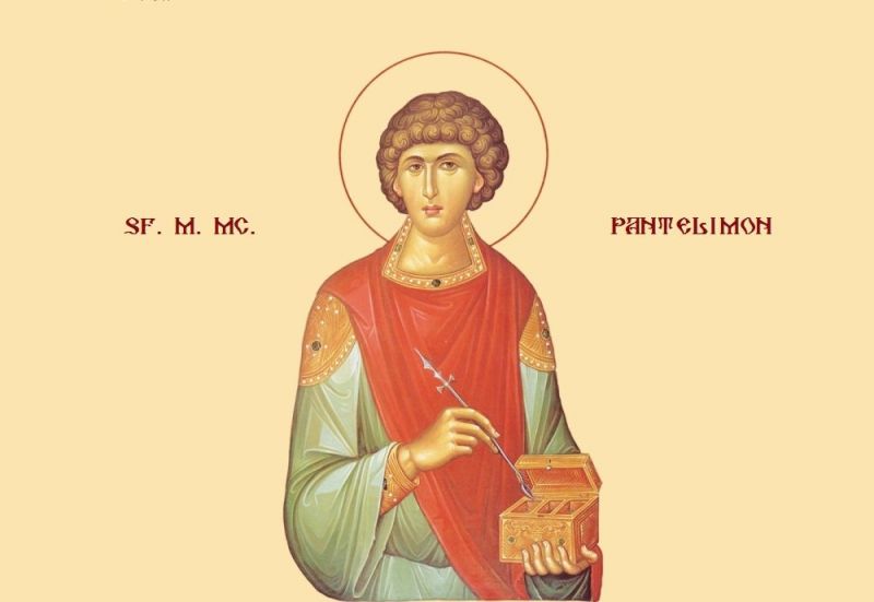 Sf. Mare Mc. și Tămăduitor Pantelimon (275 - 303) - foto preluat de pe ziarullumina.ro