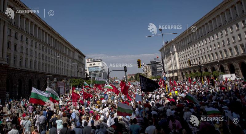 Opoziţia bulgară ameninţă cu intensificarea protestelor împotriva premierului Borisov (26 iulie 2020) - foto preluat de pe www.agerpres.ro