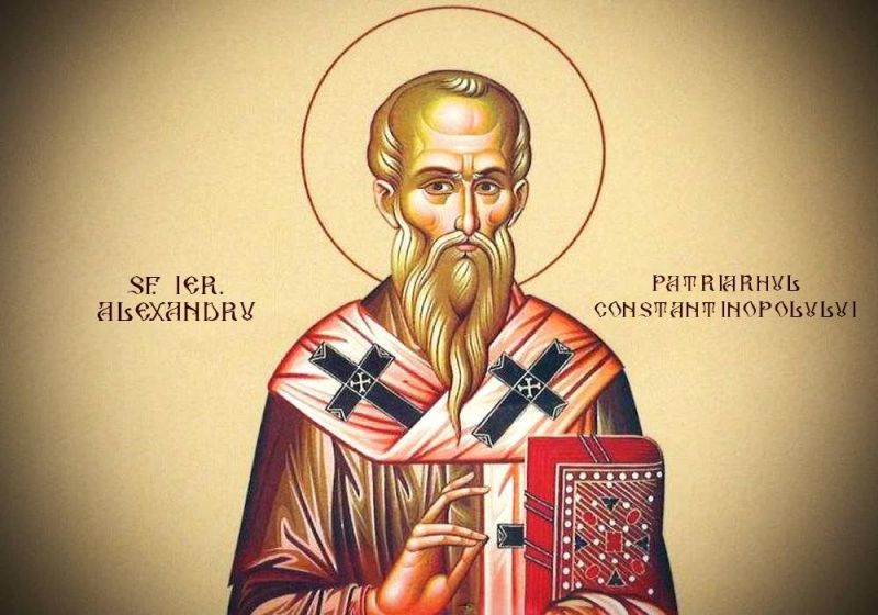 Alexandru al Constantinopolului (†337)  - foto preluat de pe ziarullumina.ro