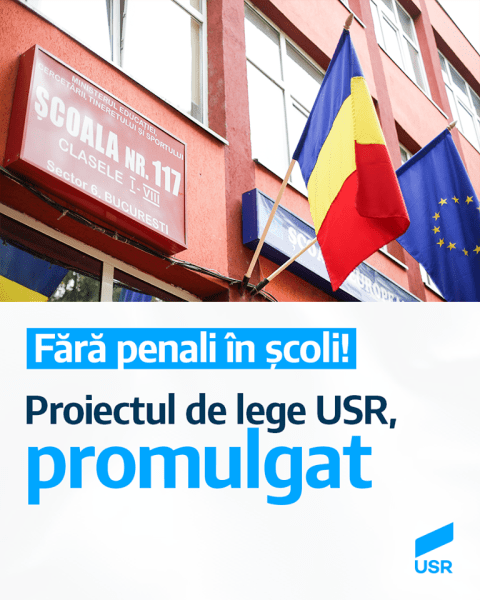 Legea USR Fără condamnați penal în școli a fost promulgată de președintele Klaus Iohannis (20 august 2020) - www.facebook.com/USRNational