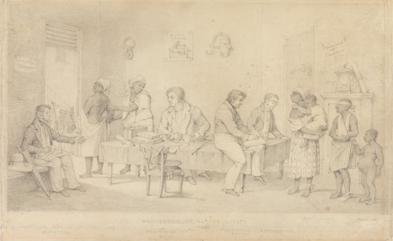 Protector of Slaves Office (Trinidad), Richard Bridgens, 1838 - foto preluat de pe en.wikipedia.org