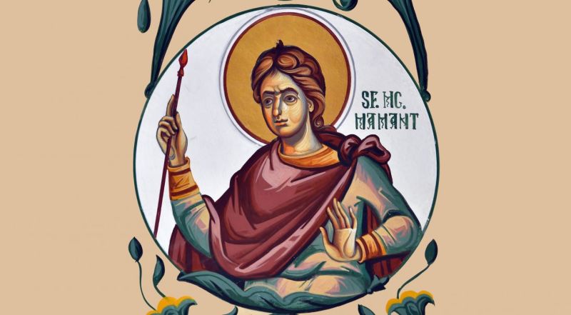 Sf. Mc. Mamant (†275) - foto preluat de pe ziarullumina.ro