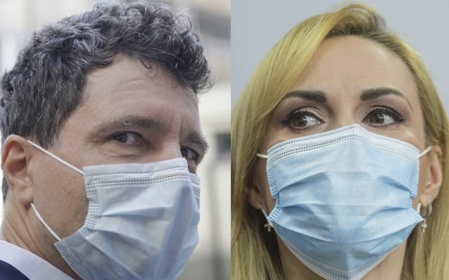 Nicușor Dan şi Gabriela Firea - foto preluat de pe www.g4media.ro