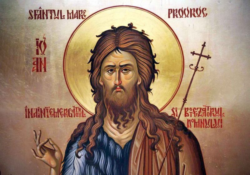 Sf. Proroc Ioan Botezătorul († 36 d.Hr) - foto preluat de pe ziarullumina.ro