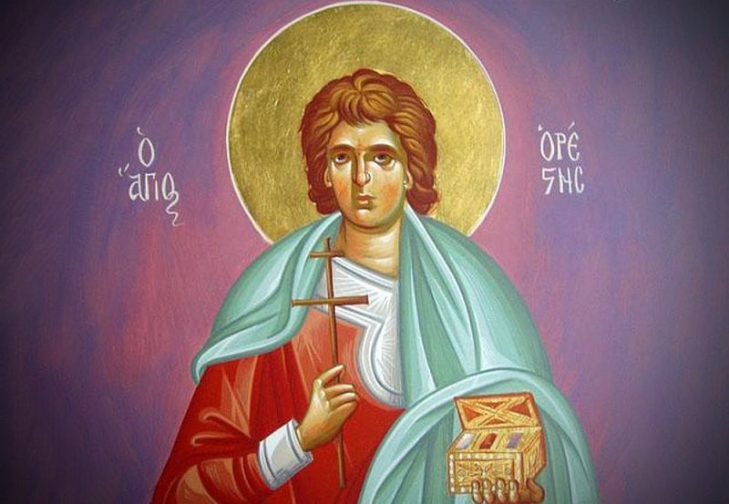 Sf. Mc. Orest (†304) - foto preluat de pe ziarullumina.ro