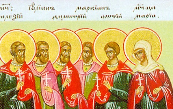 Sfinții 10 Mucenici care au pătimit pentru icoana lui Hristos (secolul al VIII) - foto preluat de pe doxologia.ro