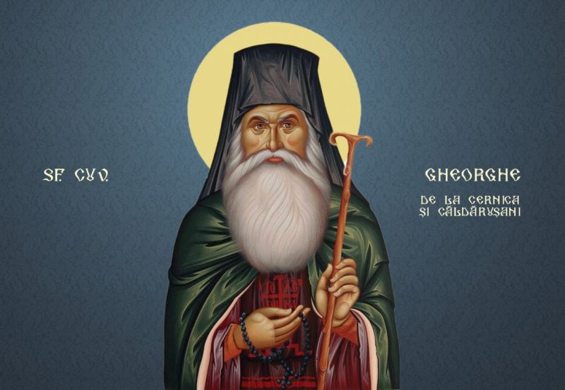 Sf. Cuv. Gheorghe de la Cernica și Căldărușani (1730 - 1806) - foto preluat de pe ziarullumina.ro