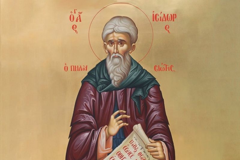 Sf. Cuv. Isidor Pelusiotul (360 - 436/449) - foto preluat de pe ziarullumina.ro