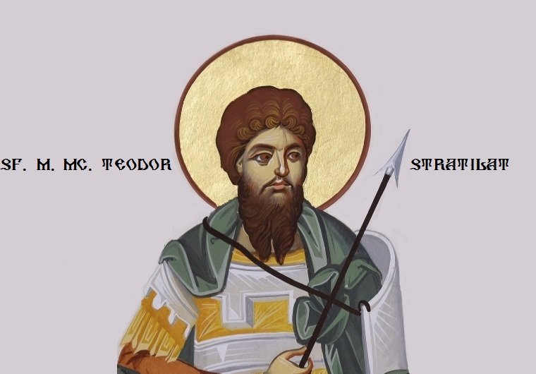 Sf. Mare Mc. Teodor Stratilat (281 - 319) - foto preluat de pe ziarullumina.ro