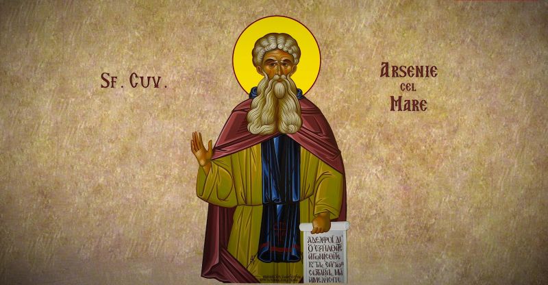 Sf. Cuv. Arsenie cel Mare (354-449) - foto preluat de pe doxologia.ro