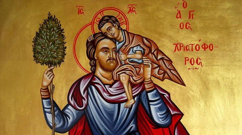 Sf. Mc. Hristofor (Secolul al III-lea) - foto preluat de pe doxologia.ro