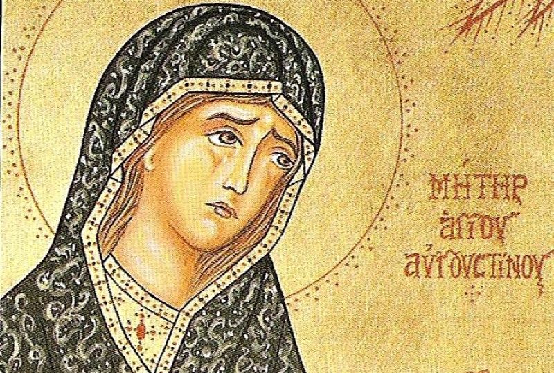 Sf. Monica, mama Fericitului Augustin (322 - 378) - foto preluat de pe doxologia.ro