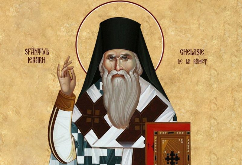 Sfântul Ierarh Ghelasie de la Râmeţ (Secolul al XIV-lea) - foto preluat de pe ziarullumina.ro