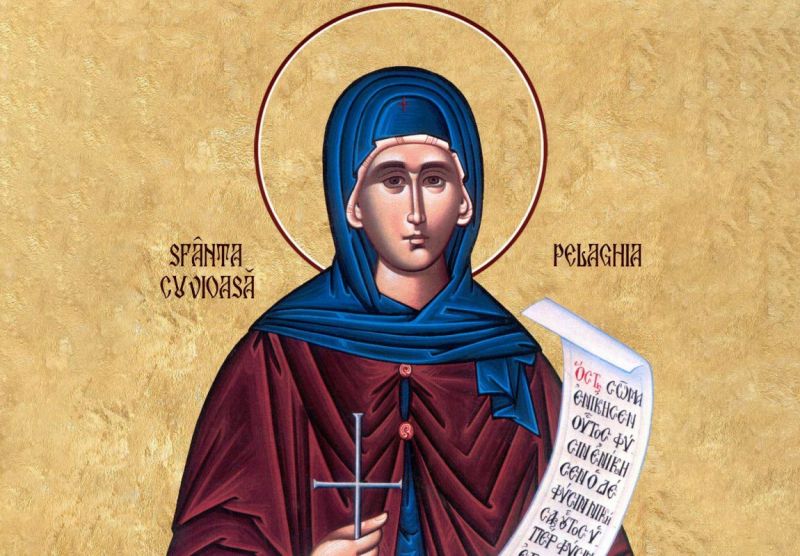 Sf. Cuv. Pelaghia (†457) - foto preluat de pe ziarullumina.ro