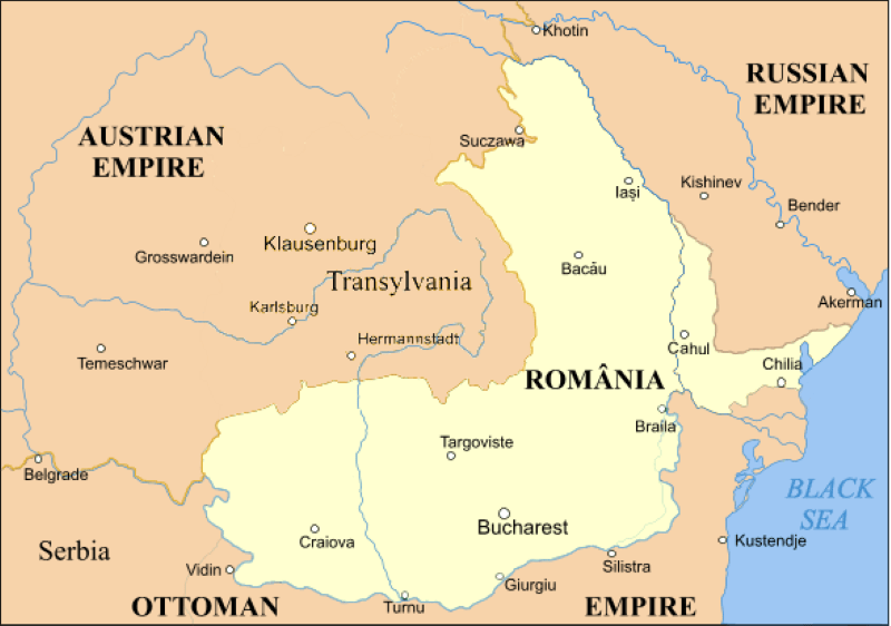 România - Principatele Unite (1859-1878) - foto preluat de pe ro.wikipedia.org