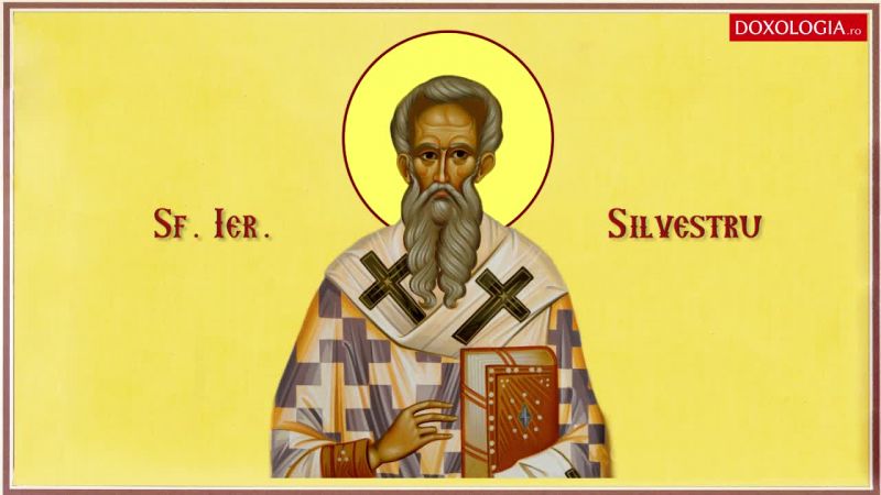 Sf. Ier. Silvestru, episcopul Romei († 335 d.Hr.) - foto preluat de pe doxologia.ro