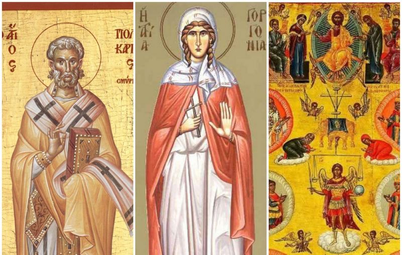 Sf. Sfințit Mc. Policarp, Episcopul Smirnei; Sf. Gorgonia; Înfricoșătoarea Judecată