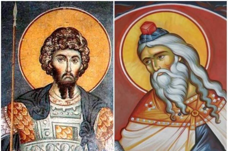 Sf. Mare Mc. Teodor Stratilat; Sf. Proroc Zaharia