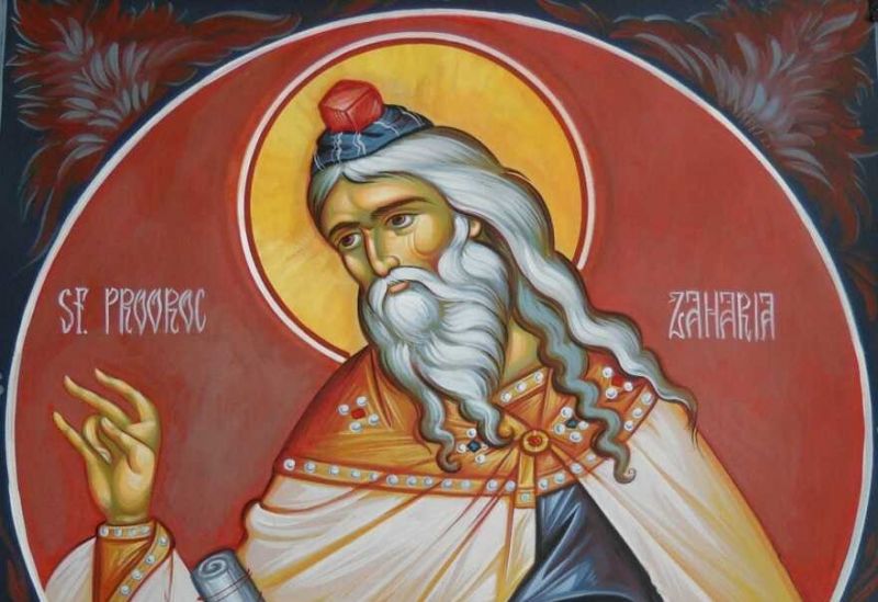 Proorocul Zaharia († 520 î.Hr.) - foto preluat de pe basilica.ro