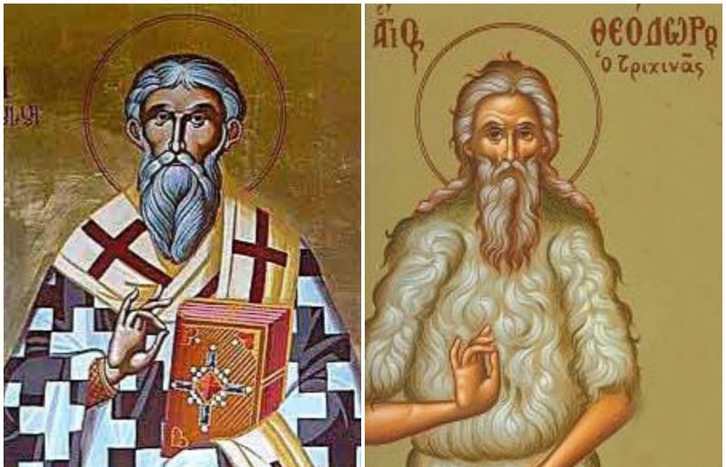 Sf. Ier. Teotim, episcopul Tomisului; Sf. Cuv. Teodor Trihina