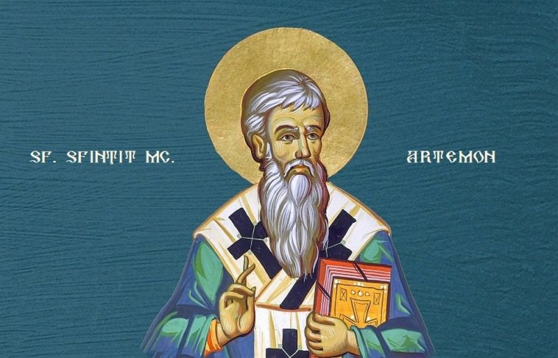 Sf. Sfințit Mc. Artemon († 303) - foto preluat de pe ziarullumina.ro