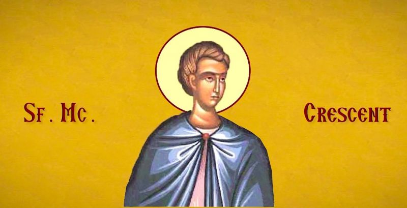 Sfântul Mucenic Crescent (†250) - foto preluat de pe ziarullumina.ro