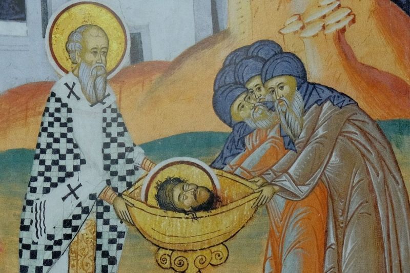 A treia aflare a capului Sfântului Proroc Ioan Botezătorul - foto preluat de pe ziarullumina.ro