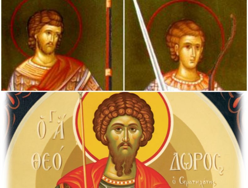 Sf. Mc. Nicandru şi Marcian; Sf. Mare Mc. Teodor Stratilat