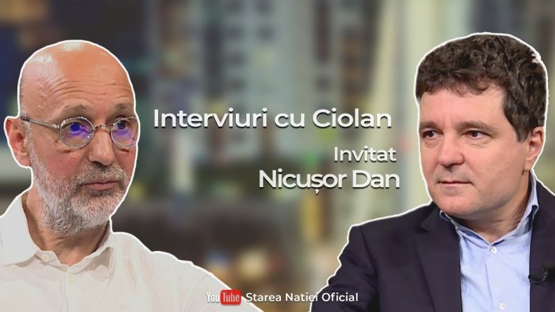 Un interviu cu Ciolan despre Ciolanul politic. Invitat - Nicușor Dan - foto preluat de pe Starea Natiei