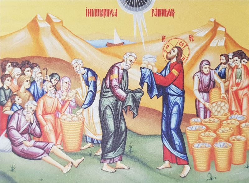 Înmulțirea pâinilor - foto preluat de pe doxologia.ro