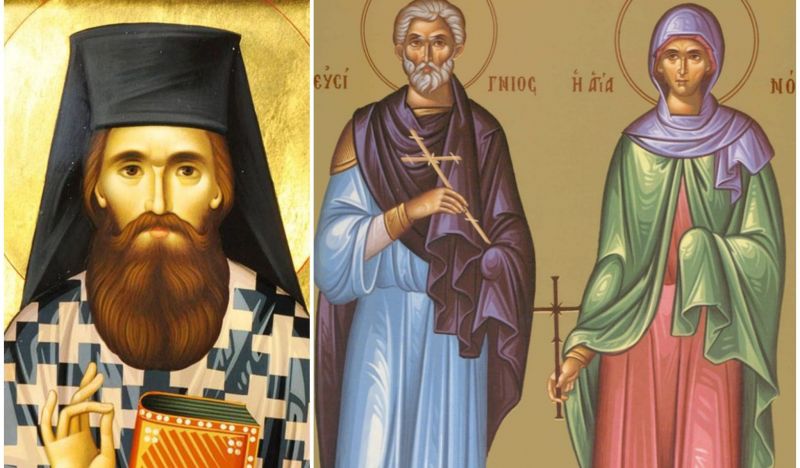 Înainte-prăznuirea Schimbării la Faţă a Domnului; Sf. Cuv. Ioan Iacob de la Neamţ; Sf. Mc. Evsignie; Sf. Nona, mama Sf. Ier. Grigorie Teologul; Sf. Ier. Fabian, Episcopul Romei