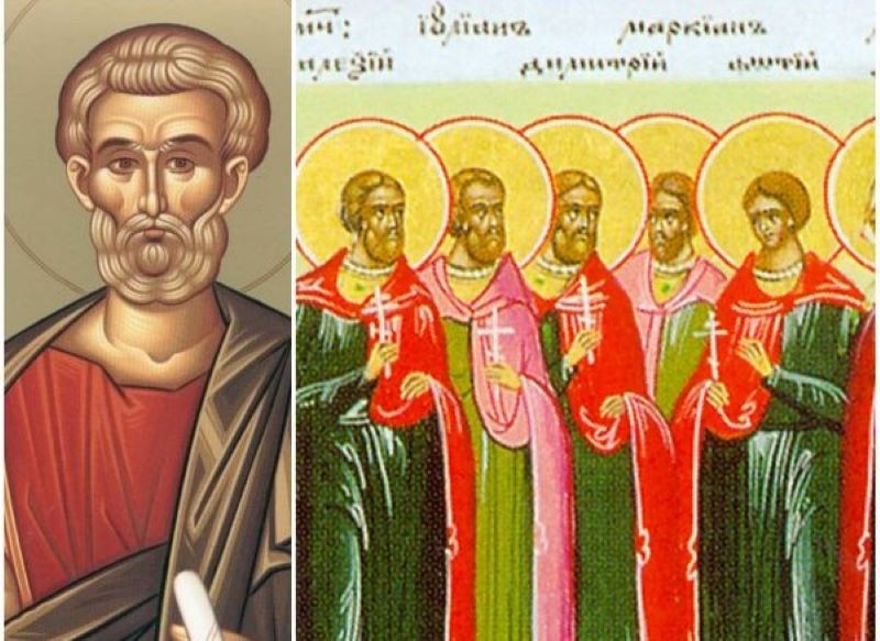Sf. Apostol Matia; Sf. 10 Mc. care au pătimit pentru icoana lui Hristos