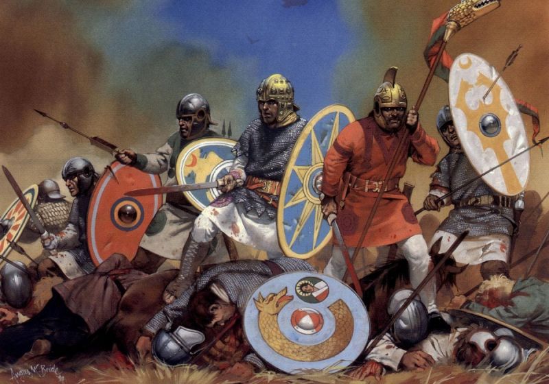 Bătălia de la Adrianopol (9 august 378) - foto preluat de pe history-maps.com