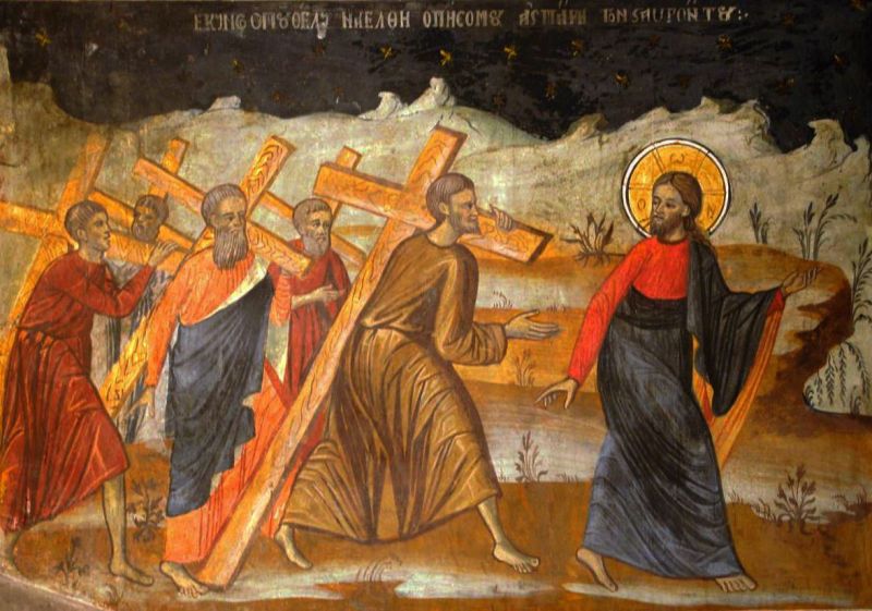 Luarea Crucii și urmarea lui Hristos - foto preluat de pe doxologia.ro
