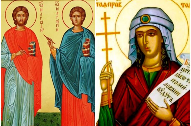 Sf. Mc. Marcian și Martirie; Sf. Tavita