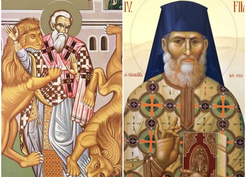 Sf. Sfinţit Mc. Ignatie Teoforul, episcopul Antiohiei; Sfântul Cuvios Serafim cel Răbdător de la Sâmbăta de Sus