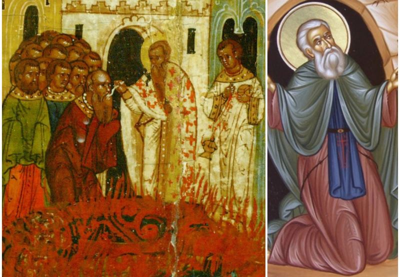 Sfinții 20.000 de Mucenici din Nicomidia; Sfântul Simon Izvorâtorul de mir, ctitorul Mănăstirii Simonos Petras