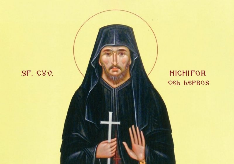Sfântul Cuvios Nichifor cel Lepros (1890 - 1964) - foto preluat de pe ziarullumina.ro