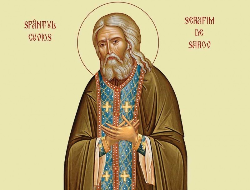 Sfântul Cuvios Serafim de Sarov (1754 - 1833) - foto preluat de pe basilica.ro