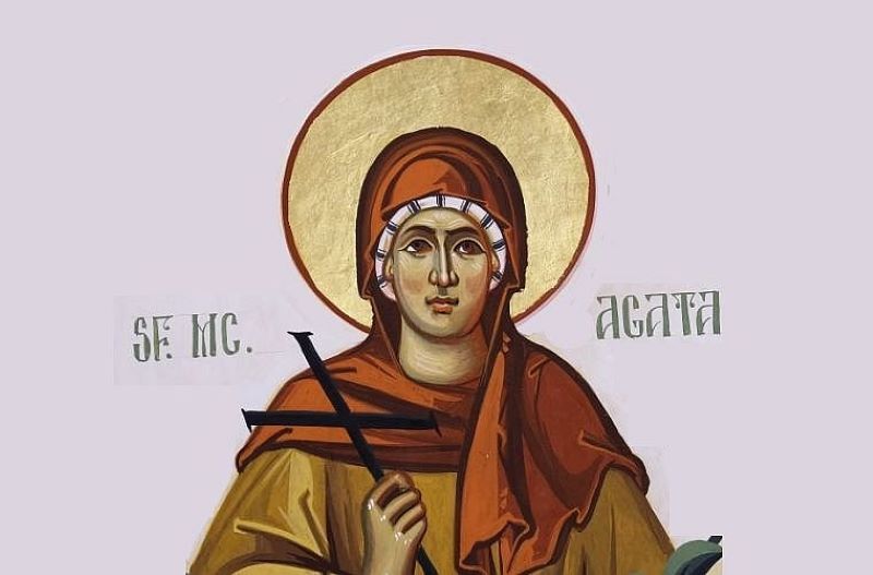 Sfânta Muceniţă Agata (235 – 251) - foto preluat de pe ziarullumina.ro