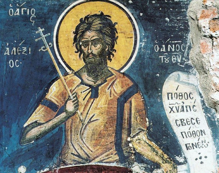 Sf. Cuv. Alexie, omul lui Dumnezeu († 411) - foto preluat de pe doxologia.ro