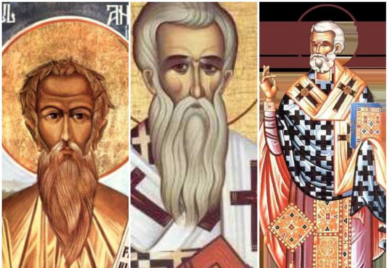 Sf. Cuv. Antonie de la Iezerul Vâlcii; Sf. Ier. Amfilohie, episcopul Iconiei, şi Grigorie, episcopul Acragandelor