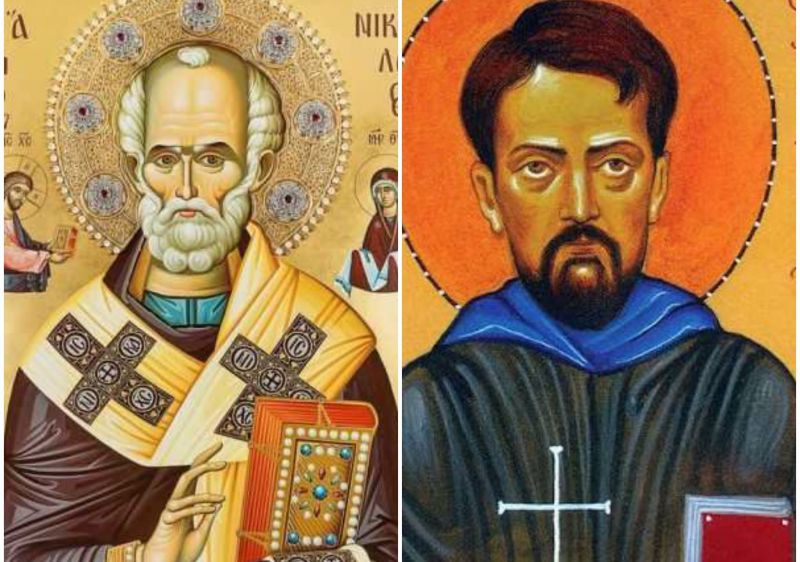 Sf. Ier. Nicolae, arhiepiscopul Mirelor Lichiei, făcătorul de minuni; Sf. Sfințit Mucenic Grigorie Peradze din Georgia