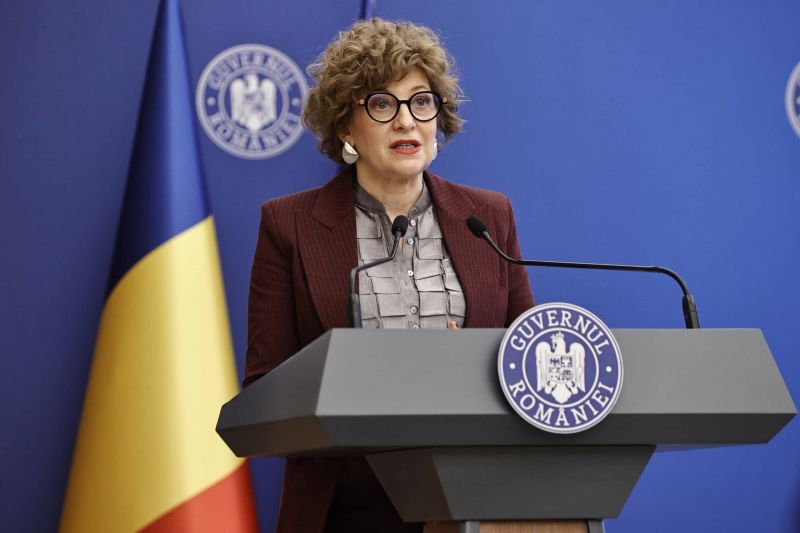 Vicepremierul Ioana Gheorghiu vorbind despre Moțiunea împotriva României și manipularea politică PSD-AUR.